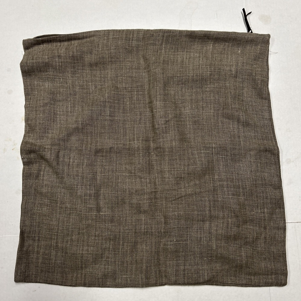 Pottery Barn 24" Euro Sham Belgian Linen Masters of Linen Minimalist Case